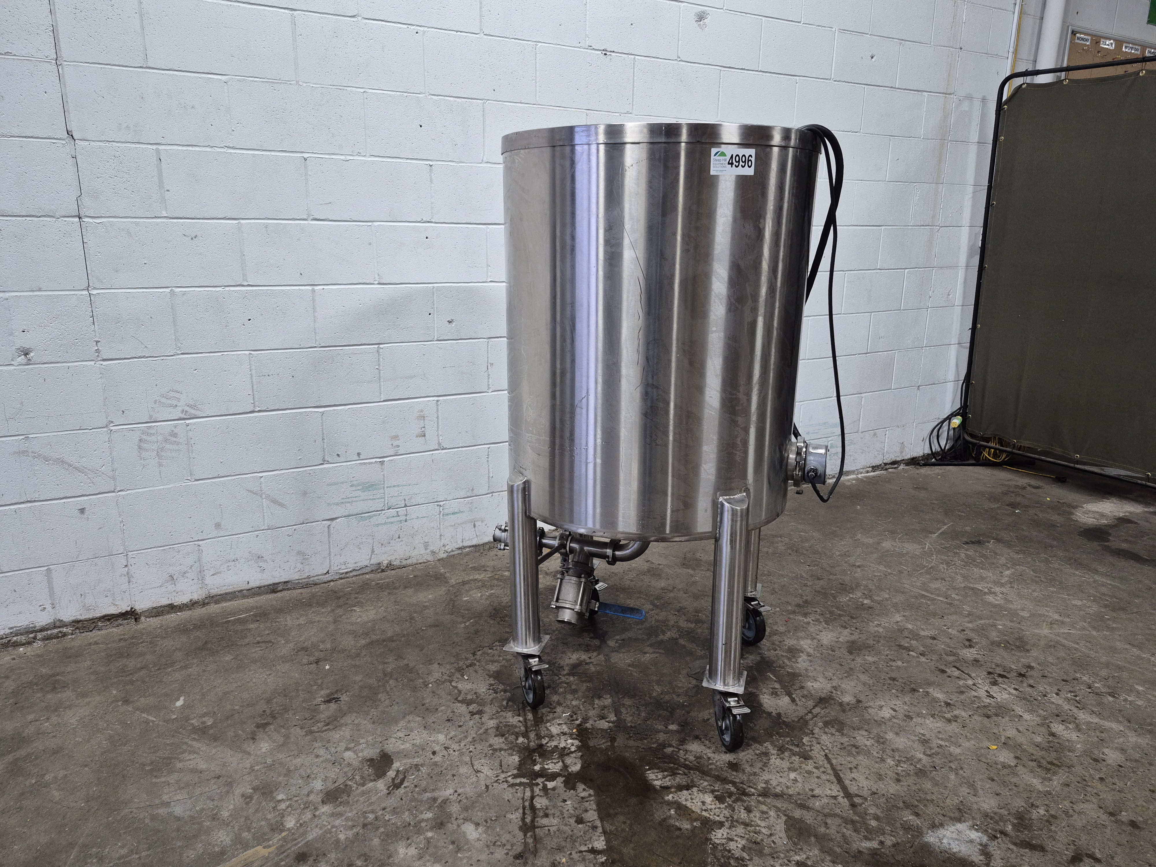 Used SS 100 Gallon Tank w/ Immersion Heater