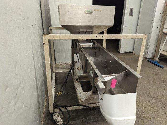 Used Syntron Vibratory Feeder With Hopper