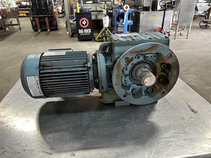 Used Sew-Eurodrive 5 HP Motor w/ Gear Reducer