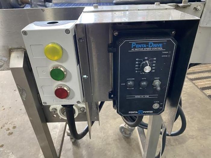 Used L-Conveyor With Steam Tunnel