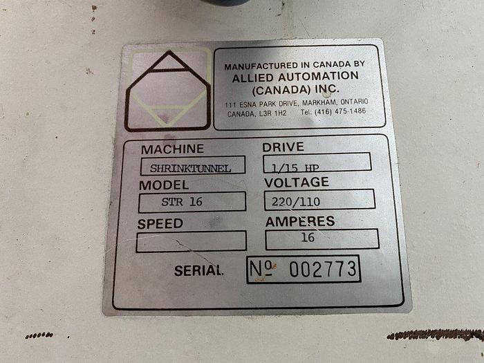 Used Damark STR16 Shrink Tunnel