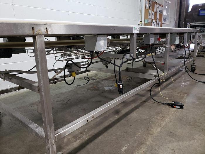 Used 13½'L x 30"W Belt Conveyor
