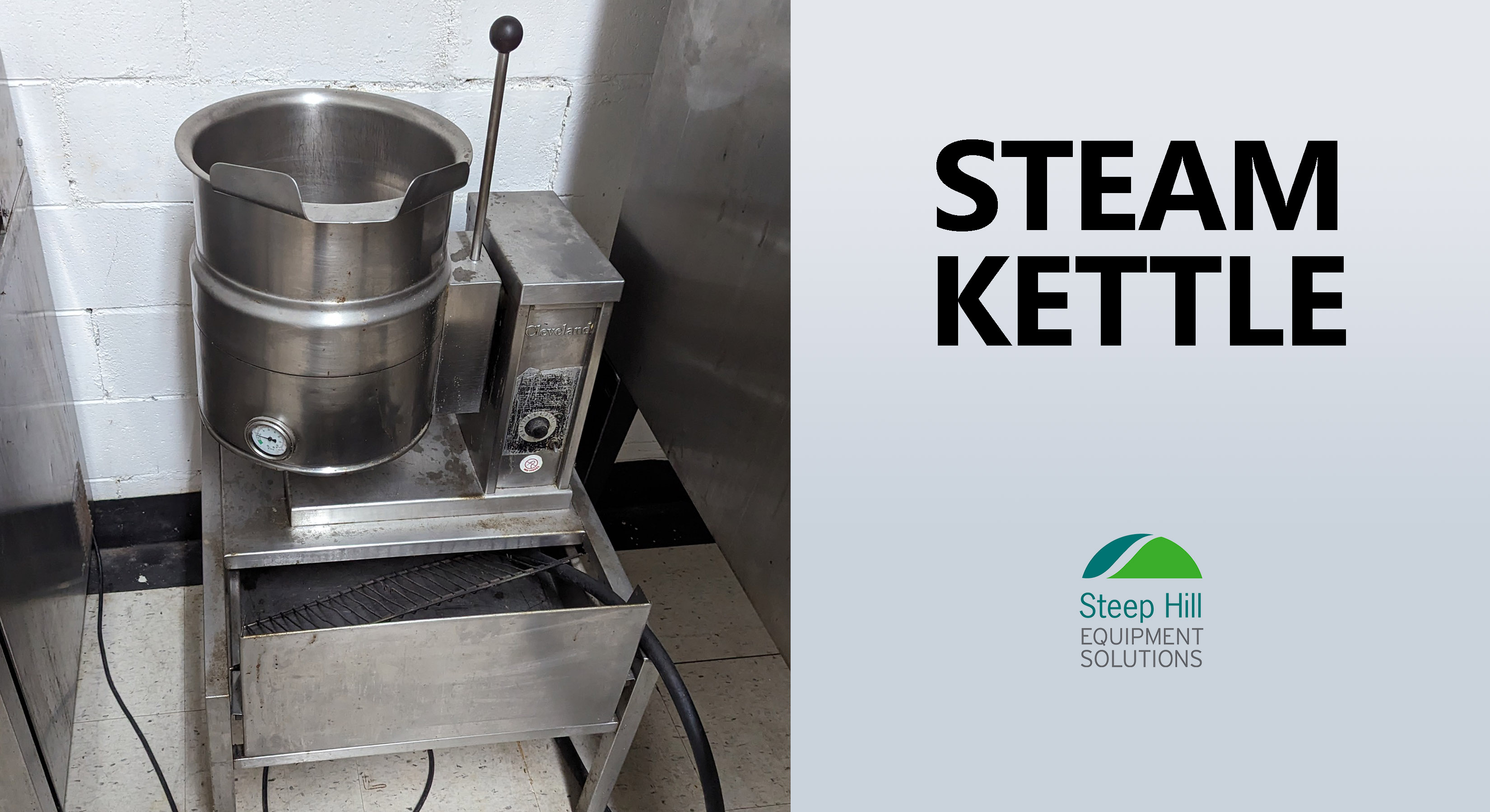 Used Cleveland KET-6T Steam-Jacketed Tilting Kettle