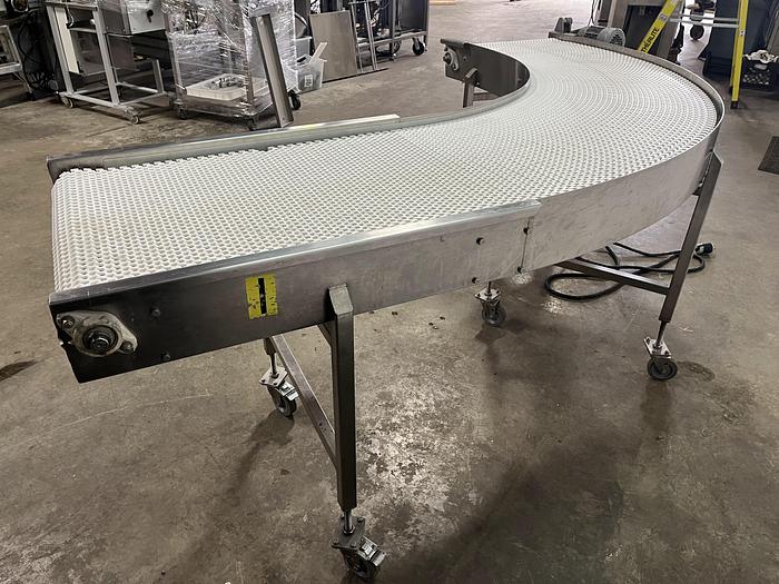 Used 11'6 Curved Conveyor