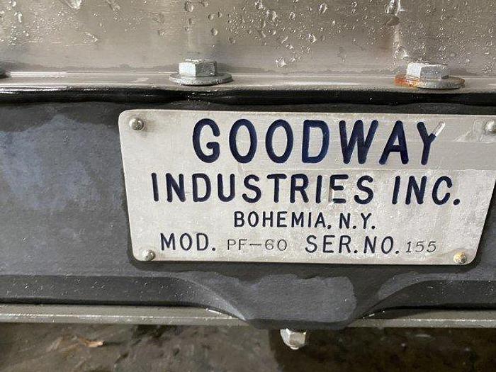Used Goodway PF-60 Piston Muffin Depositor