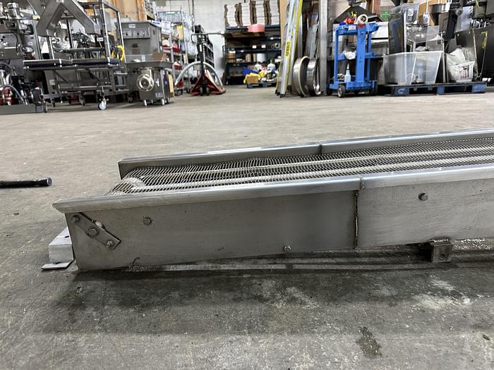 Used Incline 8' Wire Conveyor
