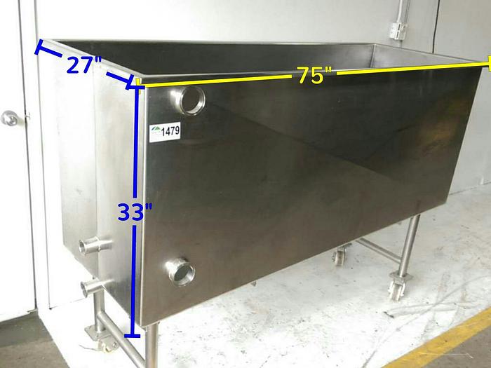 Used 200 Gallon Rectangular Tank