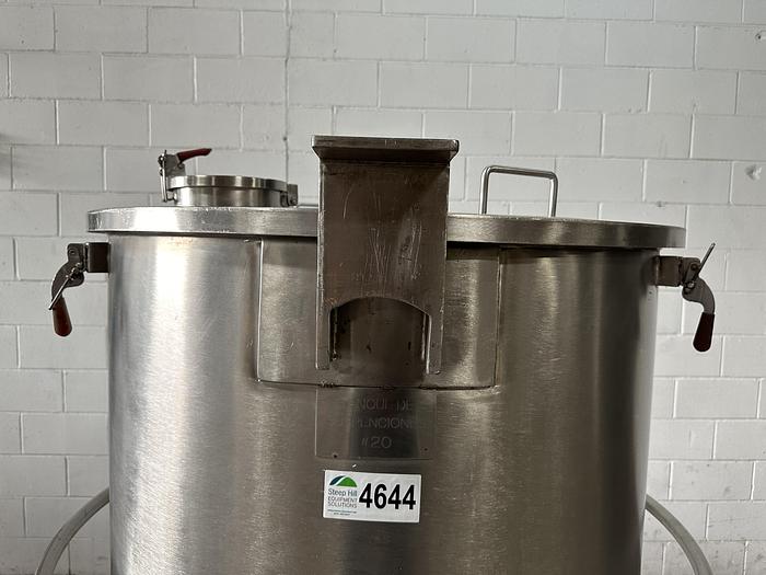 Used 180 Gallon SS Tank with Lid