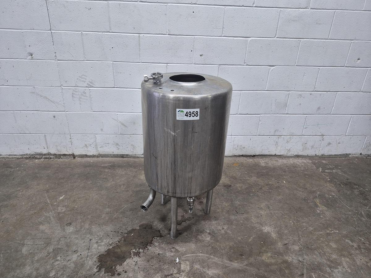 Used SS 20 Gallon Tank with Heat Exchange Pipe