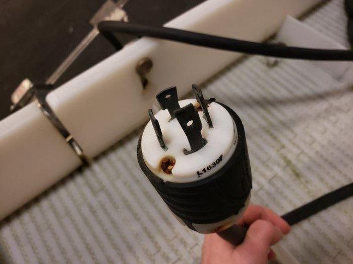 Used Cleated Incline Conveyor with Diverter Conveyor