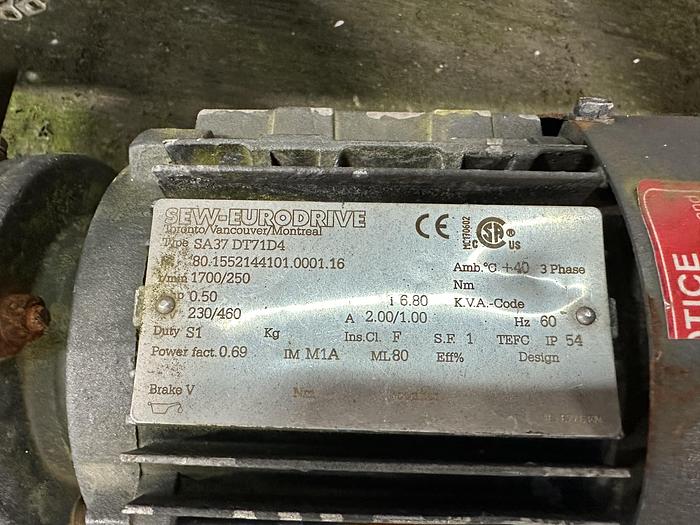 Used 3' Long Incline Conveyor