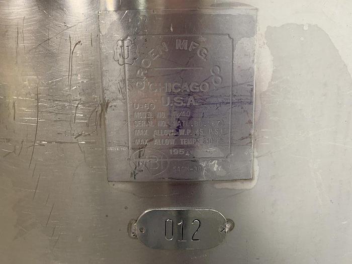 Used Groen F40 Half-Jacketed Kettle
