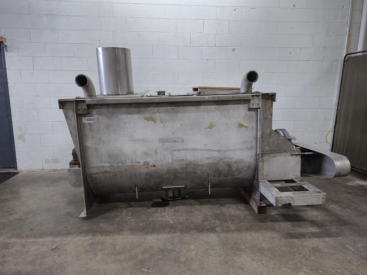 Used 35-50 Cu. Ft. Industrial Stainless Steel Horizontal Ribbon Blender