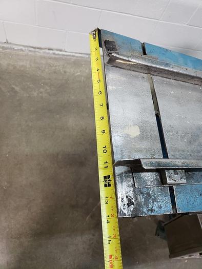 Used Mateer-BURT Roll-Thru Hot Glue Wrap Labeller