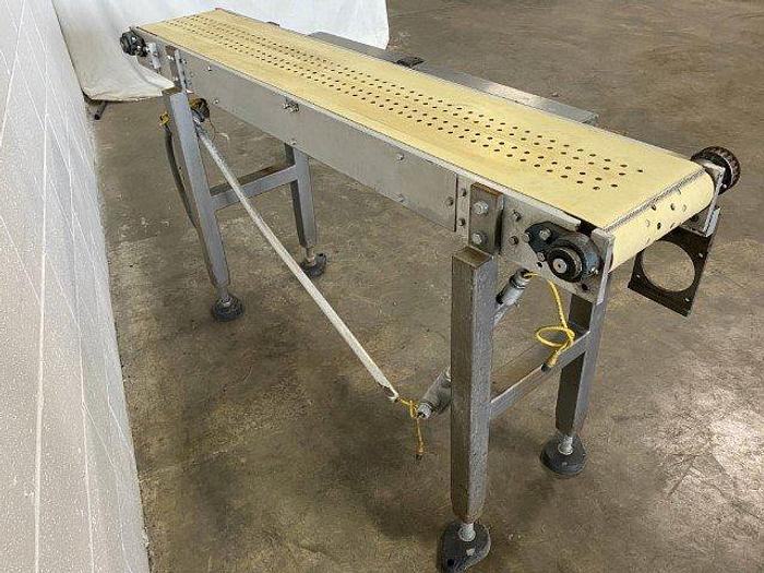 Used Perforated Flat Belt Conveyor
