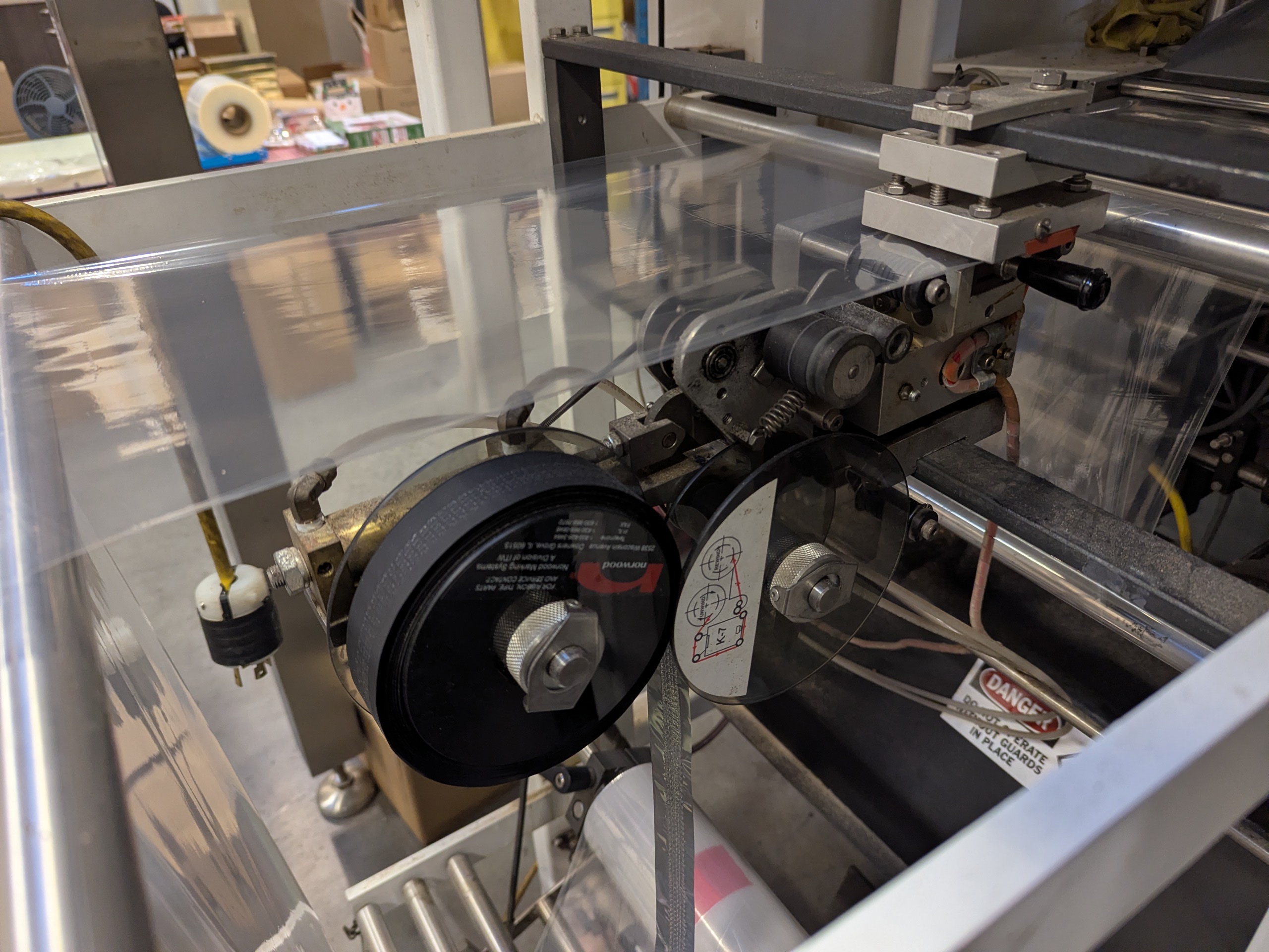 Used Matrix 916R Bagger with Platform and 10 Head Scale