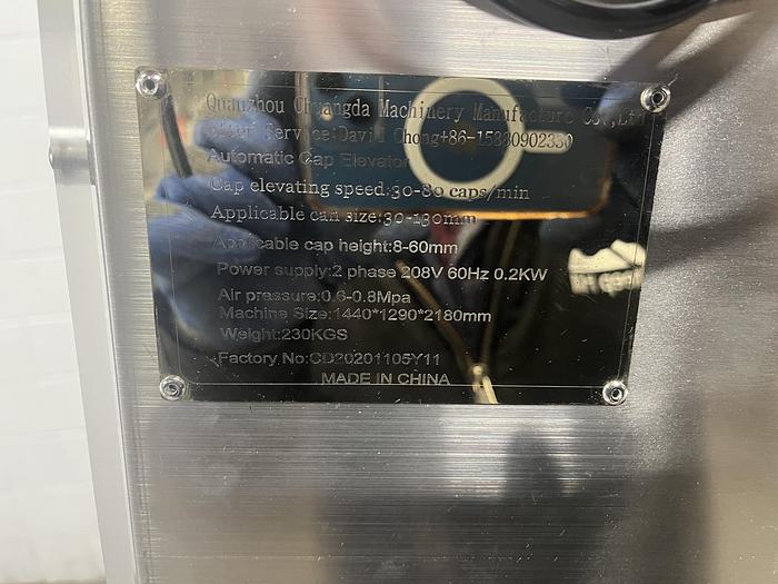 Used Elevating Conveyor with Hopper