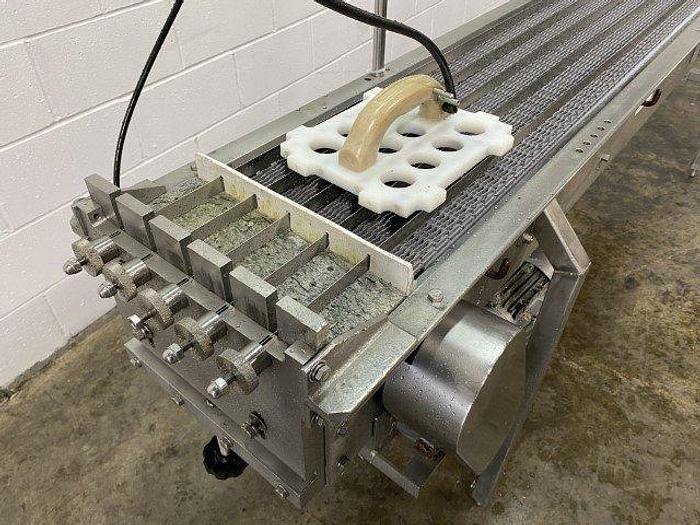 Used 8' Indexing Conveyor for Carton Packing