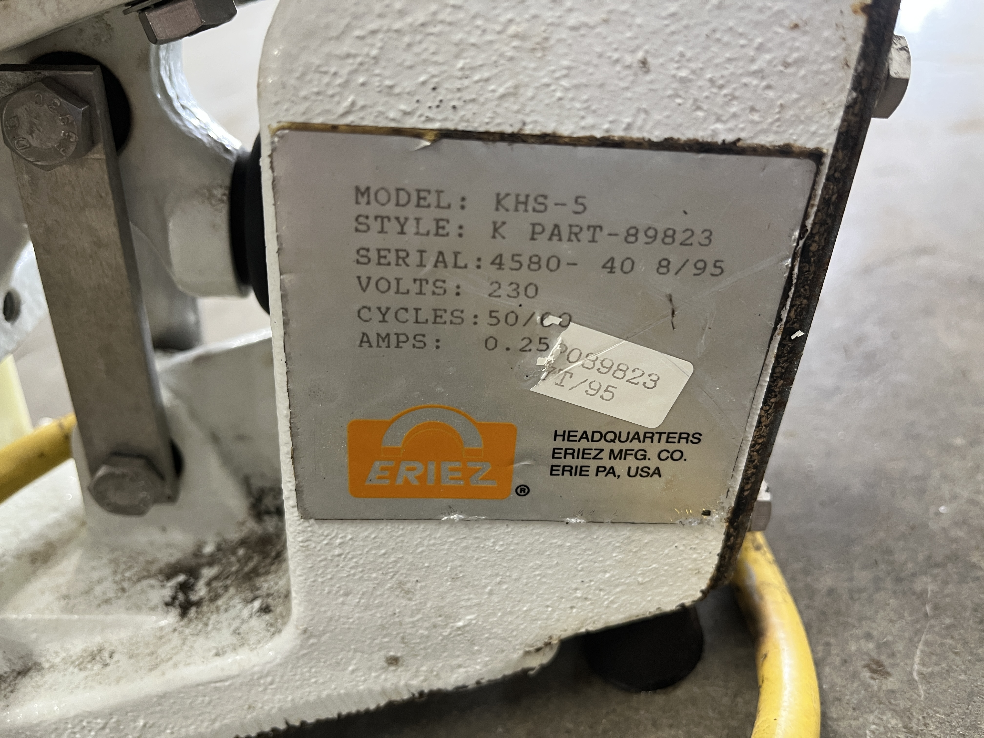 Used Eriez KHS-5 Vibratory Feeder