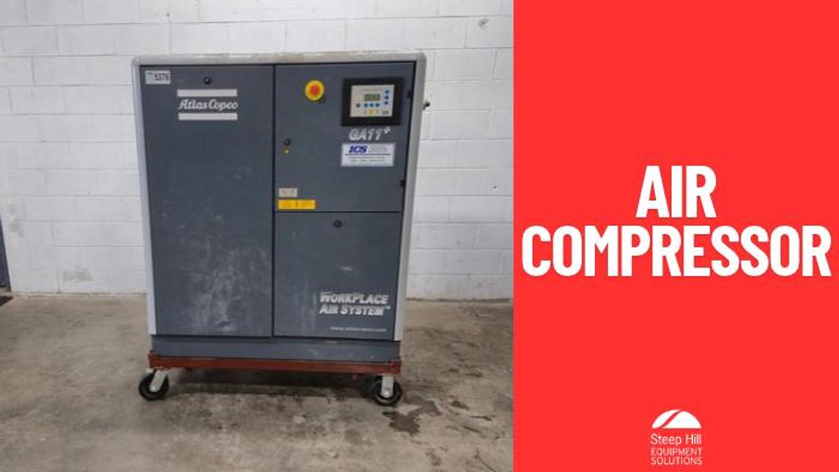 Used Atlas Copco GA11PLUS Rotary Screw Air Compressor