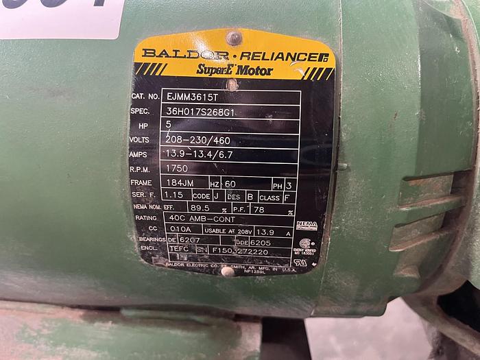 Used CRANE Deming 5 Hp Centrifugal Pump