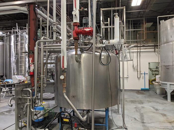 Used CE Howard 600 Gallon Jacketed Tank