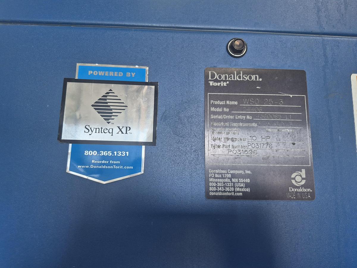 Used Donaldson Torit WSO 25-3 Mist Collector