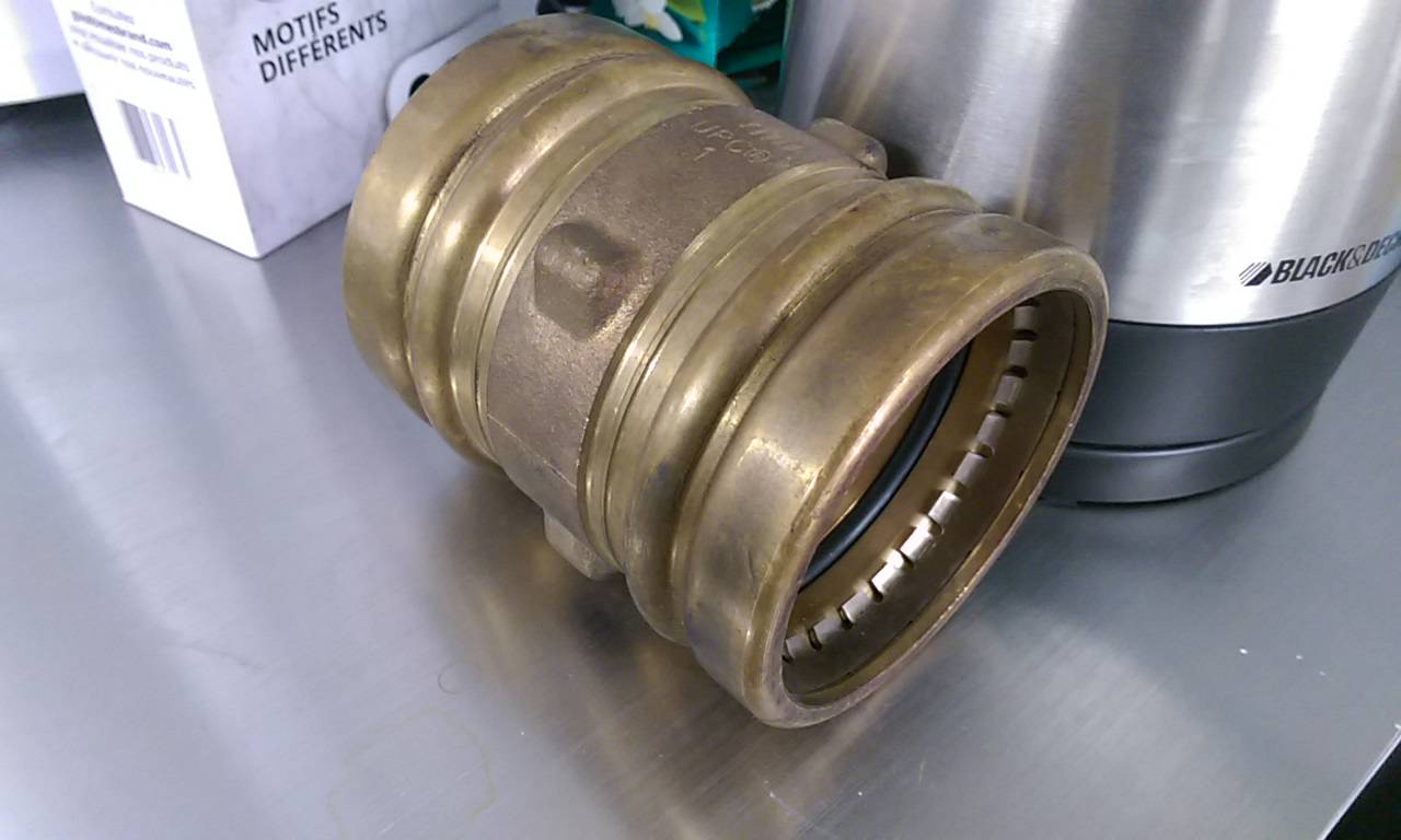Used 4.5" x 3.25" Diameter Brass Pipe