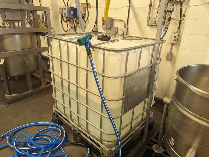 Used Caged IBC Liquid Totes