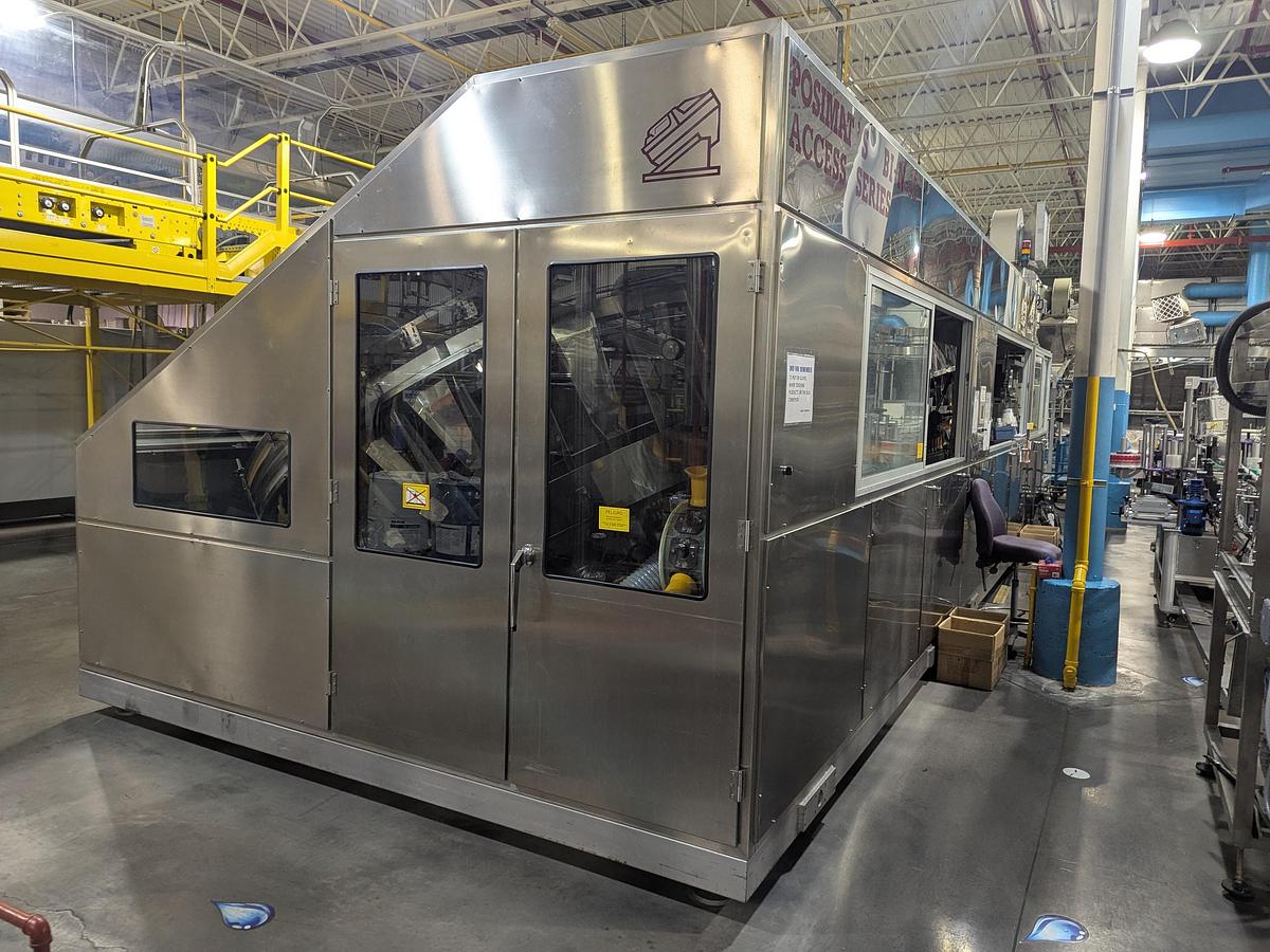 Used Posimat Bottle Silo and BI-N-35 Unscrambler