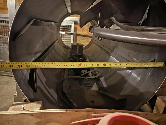 Used 8' Seasoning Drum with Oil Sprayer