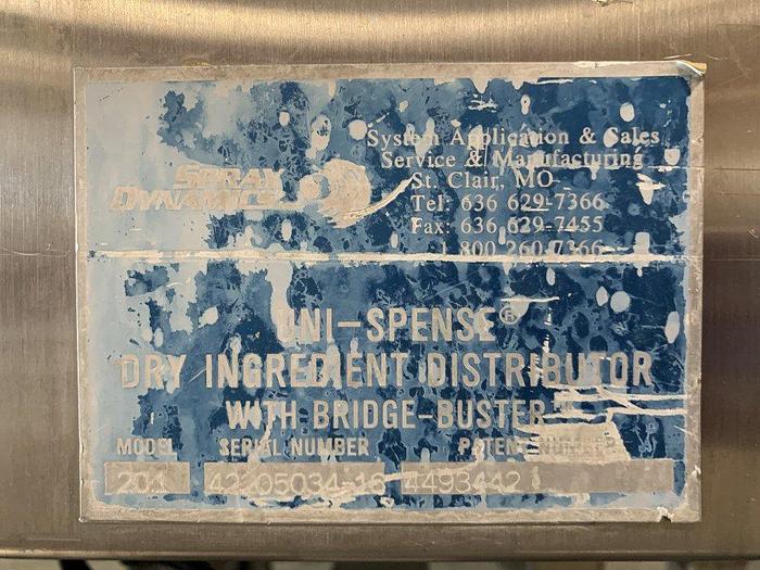 Used Spray Dynamics Soft Flight® Coating Drum