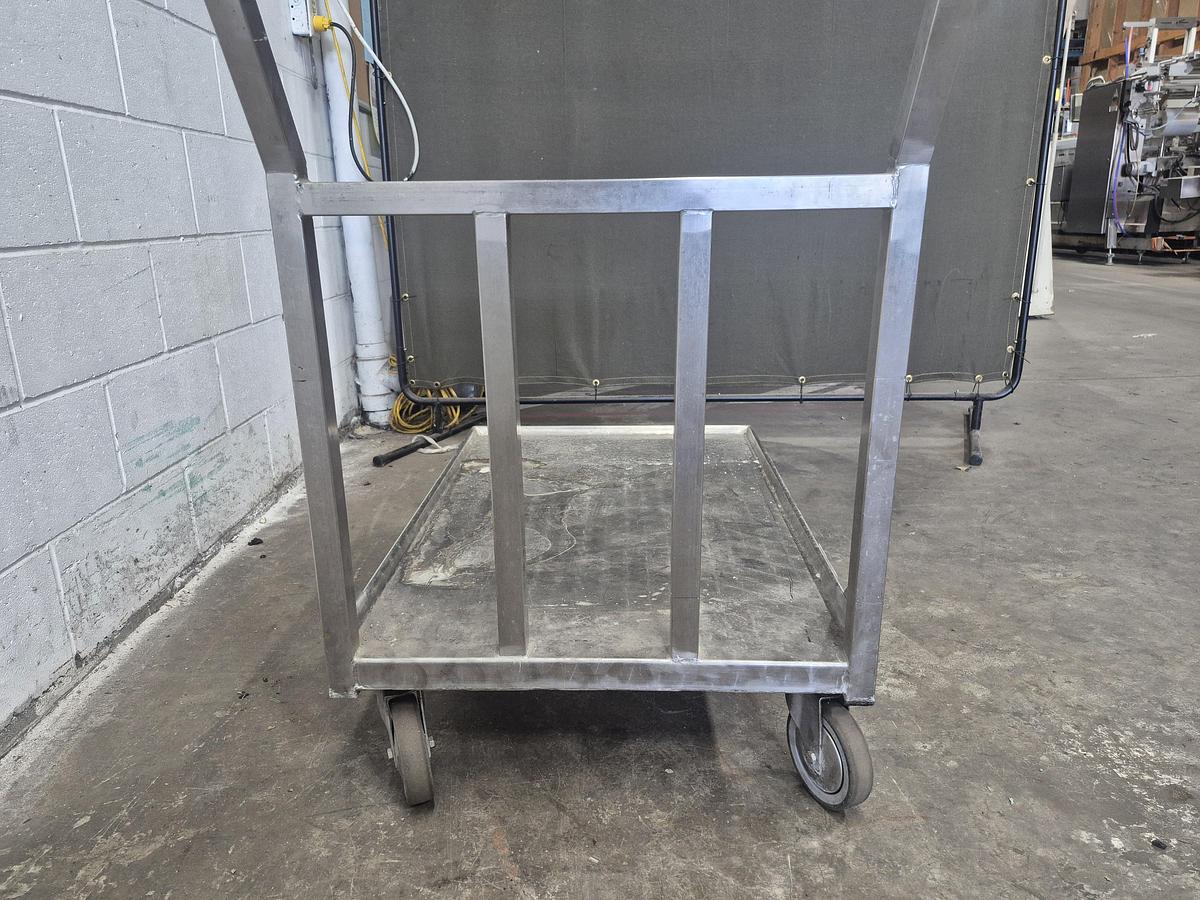 Used Industrial Stainless Steel Platform Transport Cart