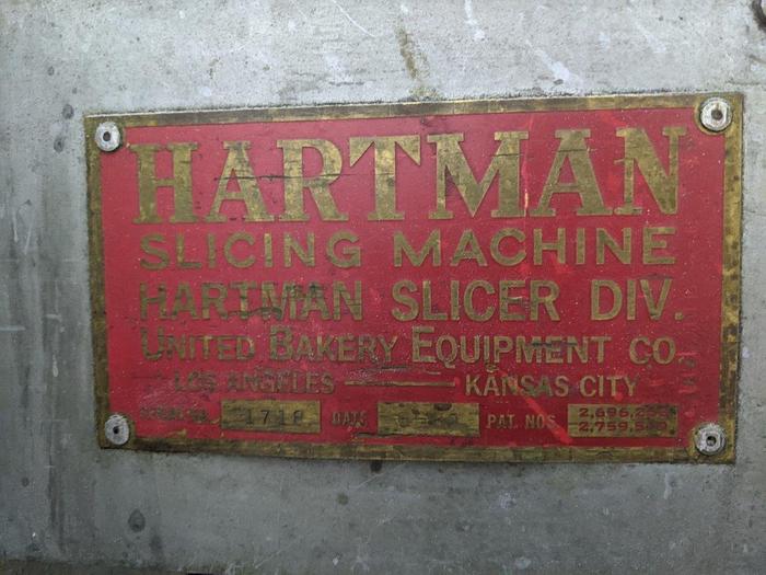 Used UBE Hartman Bread Band Slicer