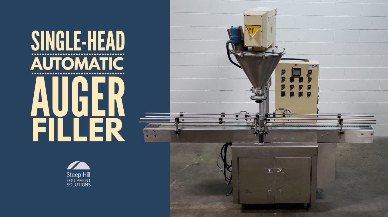 Used All-Fill SHA Single Head Automatic Auger Filler