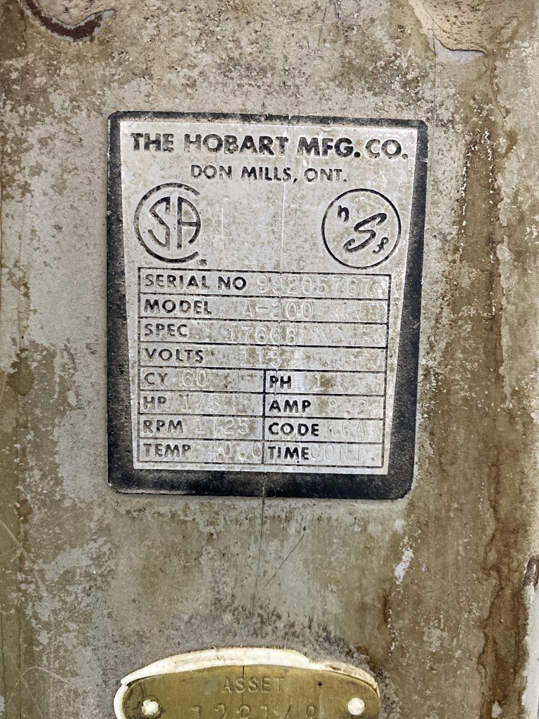 Used Hobart A-200 Table Top Mixer