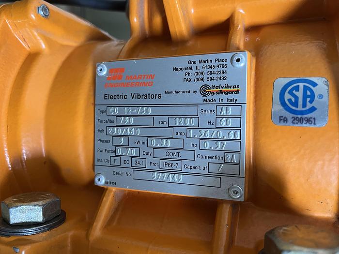 Used Kason K30 Flo Thru Vibratory Flour Sifter