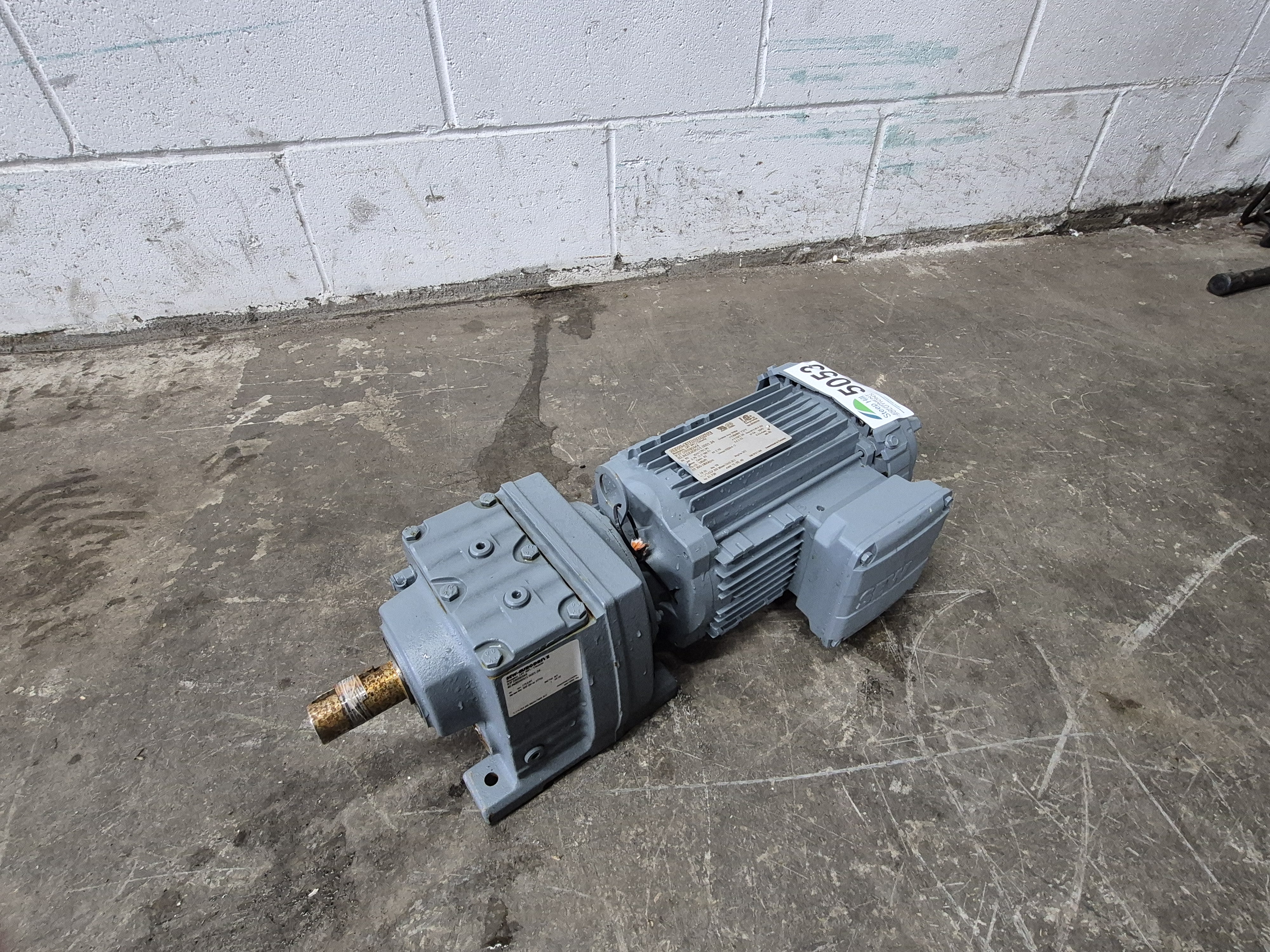 Used Sew-Eurodrive 1 HP Helical Gearmotor 