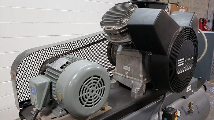 Used Atlas Copco LE Oil Free Piston Air Compressor