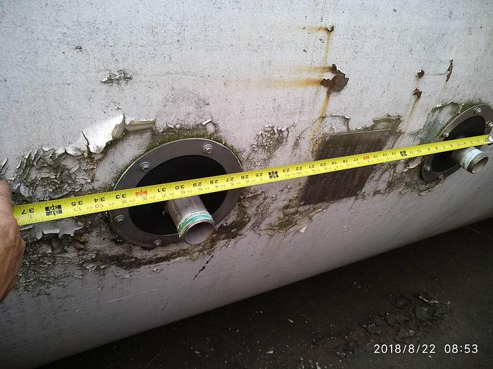 Used DCI 7000 Gallon Vertical SS Silo Dairy Tank