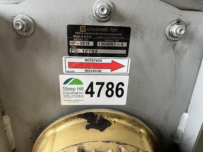 Used Cincinnati Fan Blower