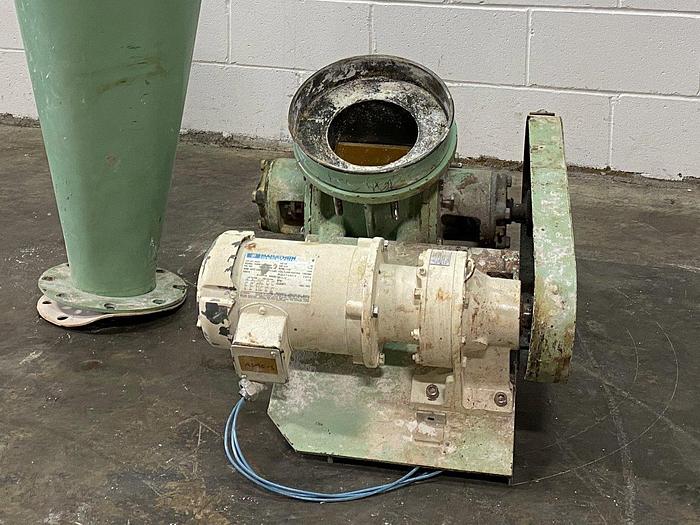 Used Nishimura NRV-6 Rotary Valve & Cyclone Feed