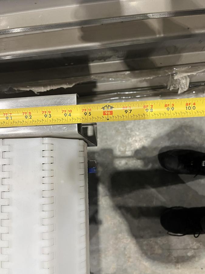 Used 8ft Modular Belt Conveyor