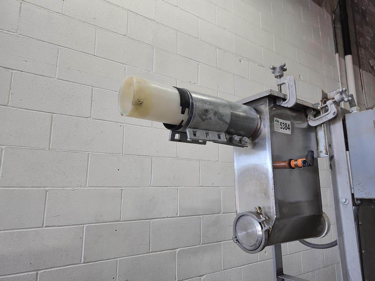 Used Flexicon Flexible Screw Conveyor Discharge Head & Drive