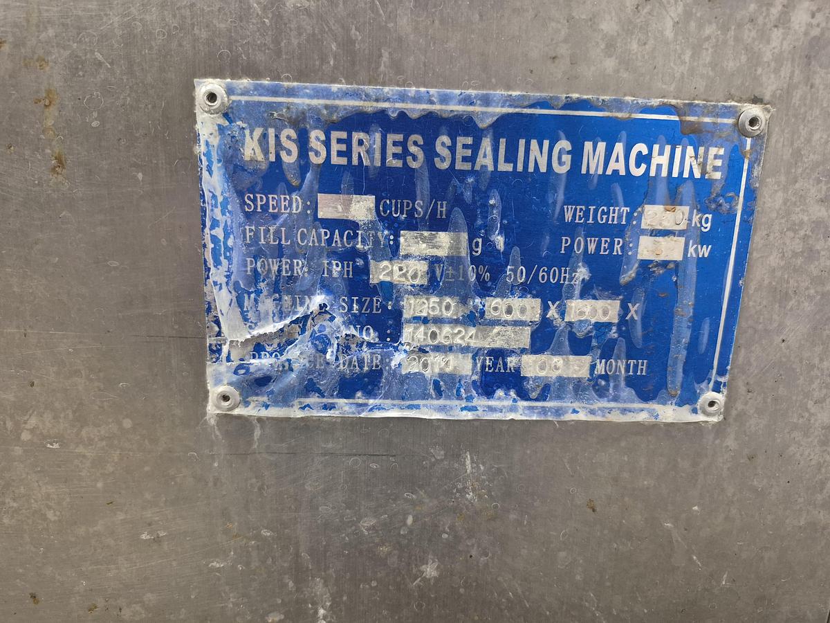 Used KIS Series Cup Filler/Sealing Machine