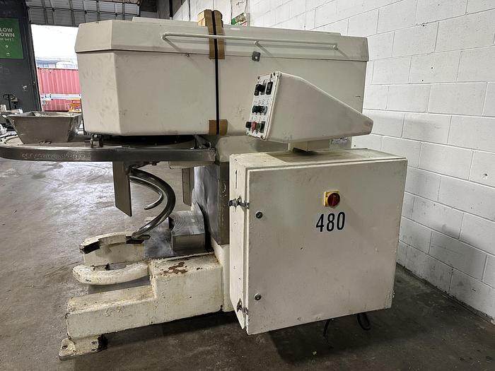 Used VMI SPI400 Double Spiral Mixer With SS Bowl