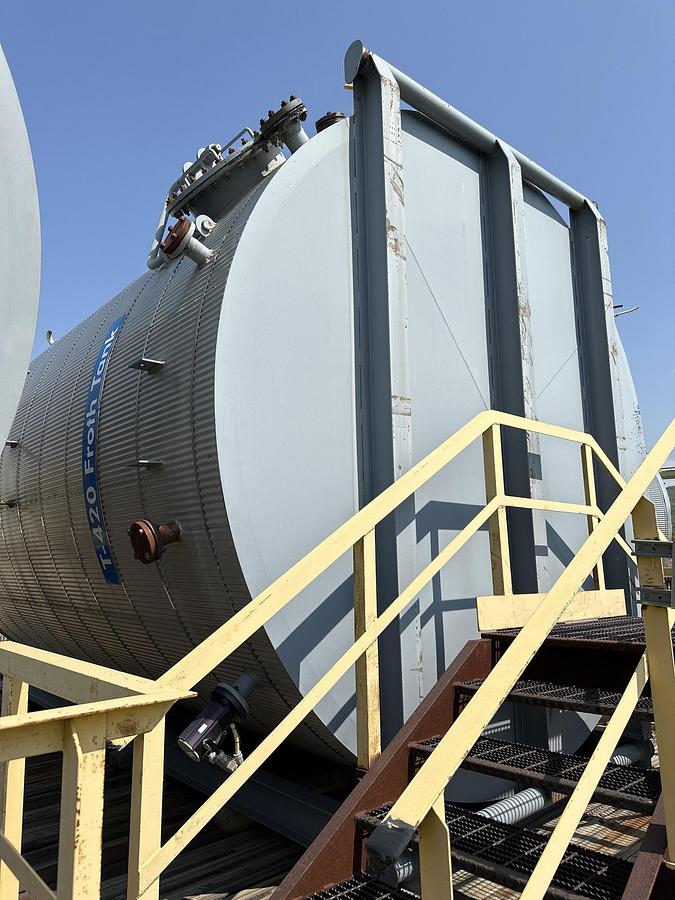 Used 400L BBL Double Wall Skidded Storage Tank