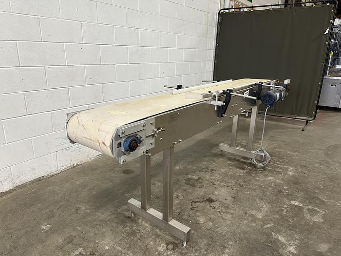 Used 8' Flat Belt Conveyor