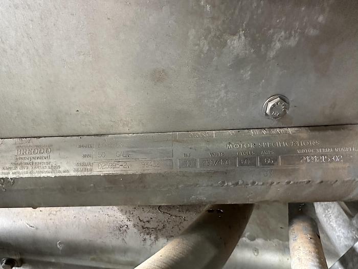 Used Breddo Likwifier 50 Gallon Jacketed Mixer