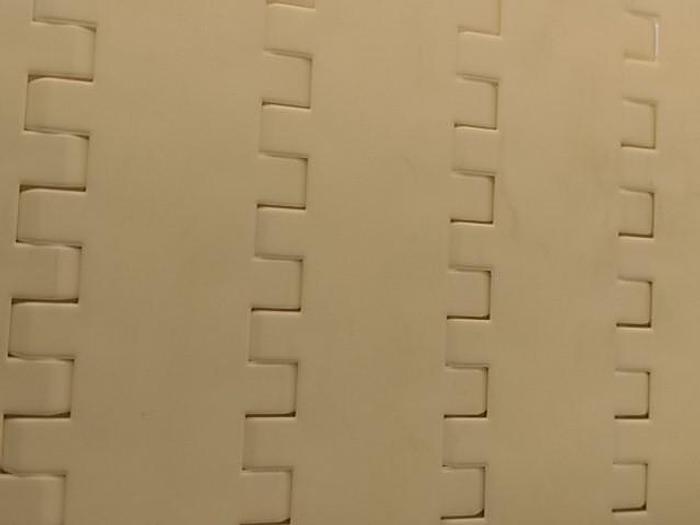 Used 8" White Modular Conveyor Belting